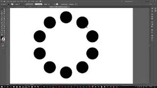 สอน Illustrator CC 2019 : ทำวงกลมรอบจุดหมุนง่าย ๆ
