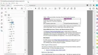 Using proper table tags in a PDF