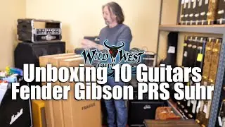 Unboxing 10 Guitars - Jimi Hendrix SG + Tom Morello “Soul Power”