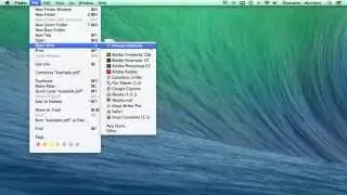 How to Change What Program Opens a File in OS X