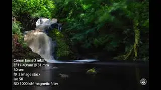 Landscape Photography at Spectacle E'e Falls Sandford Strathaven Scotland