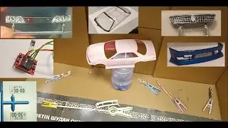 Toyota Mark II Tourer V Aoshima 1:24. Часть 4. Сборка деталировки и электроники в модель