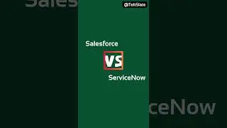Salesforce vs ServiceNow Comparison #salesforce #servicenow #shorts | TekSlate