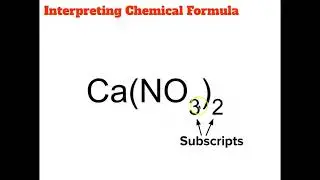1.2.2 Interpreting a Chemical Formula Notes - Recapture