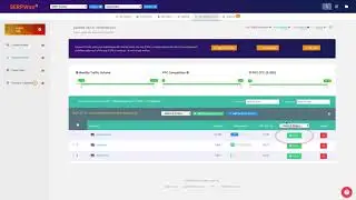 SERPWoo's Keyword List Function