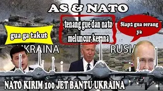 Rusia vs Ukraina NATO kirim 100 jet bantu Ukraina Perang dunia 3 di mulai