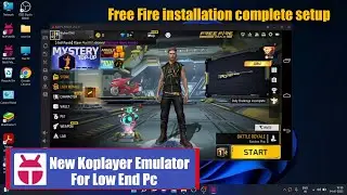 KOPLAYER BEST EMULATOR FOR FREE FIRE LOW END PC 2GB RAM  WITHOUT GRAPHICS CARD ||