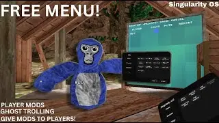 The Best FREE Gorilla Tag Mod Menu? | Singularity OS | 100+ MODS | Gtag Menu Showcase