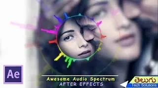 After Effects: Awesome audio spectrum tutorial | No Third-Party Plugin