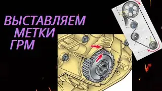 как выставить метки ГРМ 4a-fe, 5a-fe и т.д.