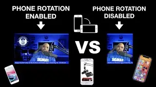 Rotate Your Phone For Video Podcasting