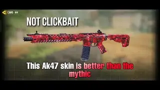 This AK47 skin is actually better than the mythic || #codm || #season1 ||