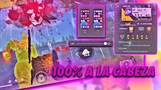 CON ESTA CONFIGURACIÓN SUBIRÁS TU PORCENTAJE😱 Y KD RATE EN CLASIFICATORIA FREE FIRE (IPAD, IPHONE)