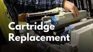 OKI ES9420WT - How to Change the Toner Cartridge