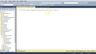 How use INSERT INTO statement in SQL Server Database Part 12
