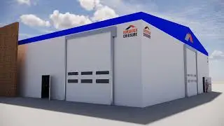 Tunnel mobile modello Indy a doppia pendenza di Adriatica Chiusure