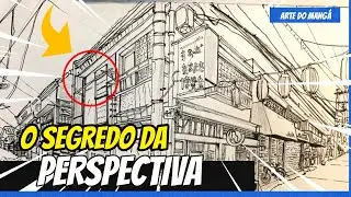 O SEGREDO! Desenhe qualquer coisa em PERSPECTIVA ( Passo a passo)