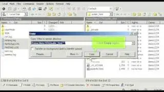 Uploading Files using WinSCP