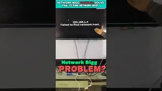 Failed to network Host | IP Camera Problem/Cp Plus/Dahua/ 