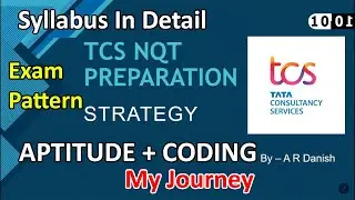How To Prepare For TCS NQT Exam | My Journey 🎫 | Syllabus In Details