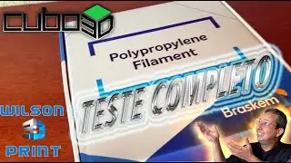 #IMPRIMINDO POLIPROPILENO NA ENDER 3 !! - CUBO 3D
