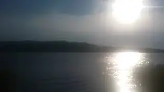Ветер в заливе озера Волго