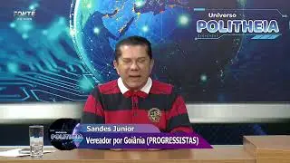 Hoje no Universo POLITHEIA o Ver. de Goiâjia, Sandes Junior e o Dep. Est. Virmondes Cruvinel