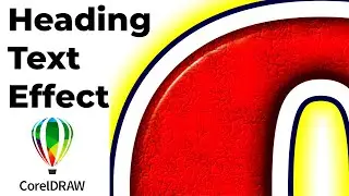 Corel Draw Tutorials - Text Effect - Corel Draw Designs - Bahadur Bhai