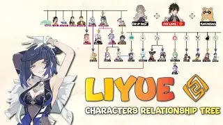 Liyue Characters Relationships Tree | Genshin Impact Liyue Region Politics