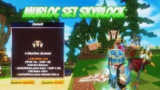 I Got The New Murloc Armor Set in Skyblock! (Blockman Go)