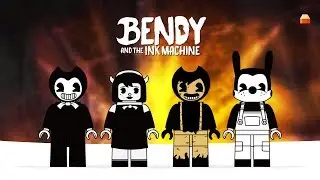 Drawing LEGO Bendy and The Ink Machine Set | Drawing Minifigures LEGO