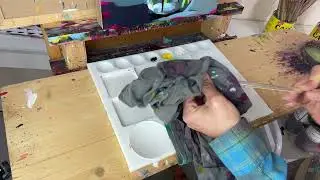 Painting Tip Tuesday- Offload your brush!