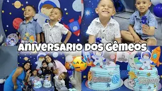 VLOG: ANIVERSÁRIO DOS GÊMEOS 
