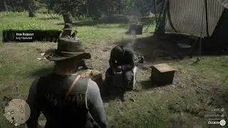 RDR2 Charles teaching Arthur how to make Fire arrows