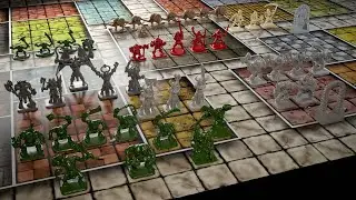 Hero Quest - Unity scene with thingiverse models