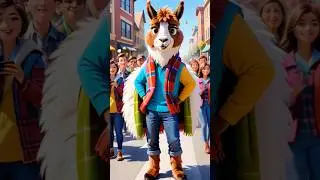 The Great Llama Mix-Up #llamafun #llamavideos #llamacomedy #youtubeshorts
