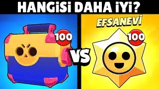 100 MEGA KUTU vs 100 EFSANEVİ STARR HEDİYESİ AÇTIM🔥 HANGİSİ DAHA İYİ ?!? - Brawl Stars