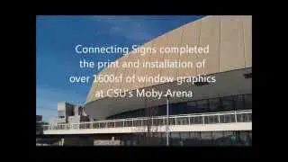 Window Graphics at CSU's Moby Arena
