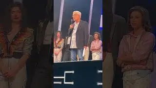 Bob Gale at the 1000th performance of the Back to the Future musical