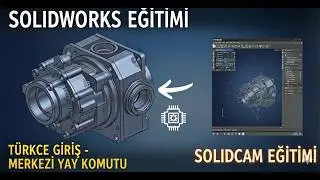 SOLİDWORKS MERKEZİ YAY KOMUTU