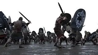 Houdini Crowd Simulation using Motion Capture Rendered in Manta