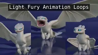Light Fury Loop Animations | Blender 3D