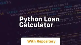 python loan calculator