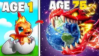 ROBLOX EAT A DRAGON😱 SIMULATOR...