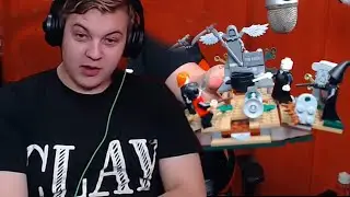 ПЯТЕРКА Собрал LEGO ПРЯМО на СТРИМЕ - Нарезка Стрима Фуга ТВ