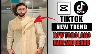 How to do the long hair filter trend on tiktok | long hair filter men | long hair||