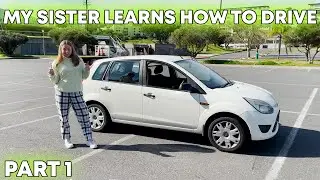 Teaching My 15yr Old Sister How To DRIVE MANUAL!