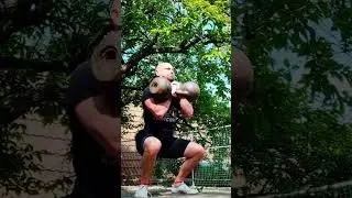 тренировка с гирями дома 2х24кг