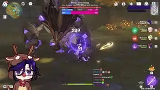 Raiden hyper nuke with Electro resistance boss