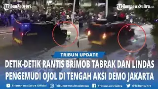 Viral! Momen Ngeri Mobil Rantis Brimob Lindas Driver Ojol di Pejompongan, Simak Penuturan Saksi Mata